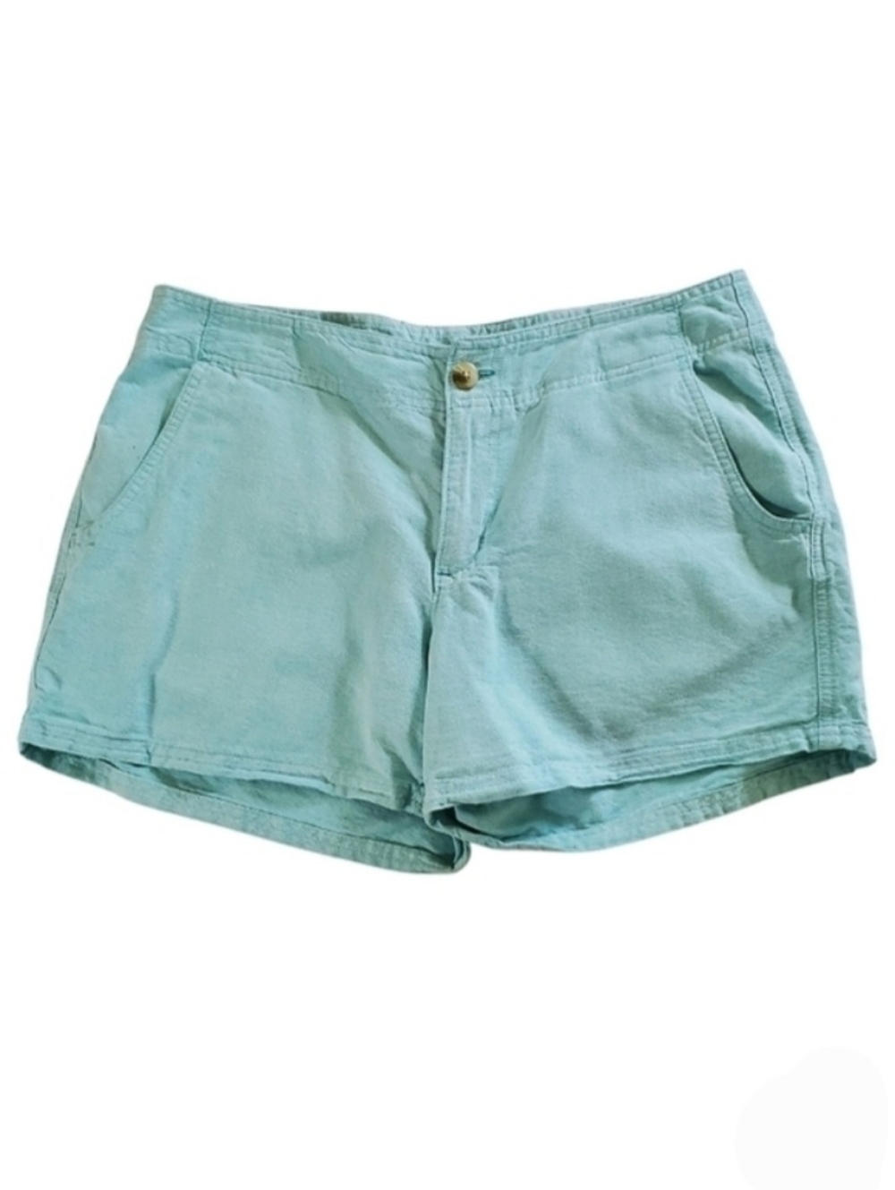 2311 * Columbia PFG 100% Cotton Shorts Light Blue Teal Size 10